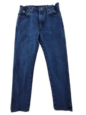 Vintage Wrangler Jeans Size 34x36 Blue 13MWZ A001 Cowboy 100% Cotton fit 32x34.5